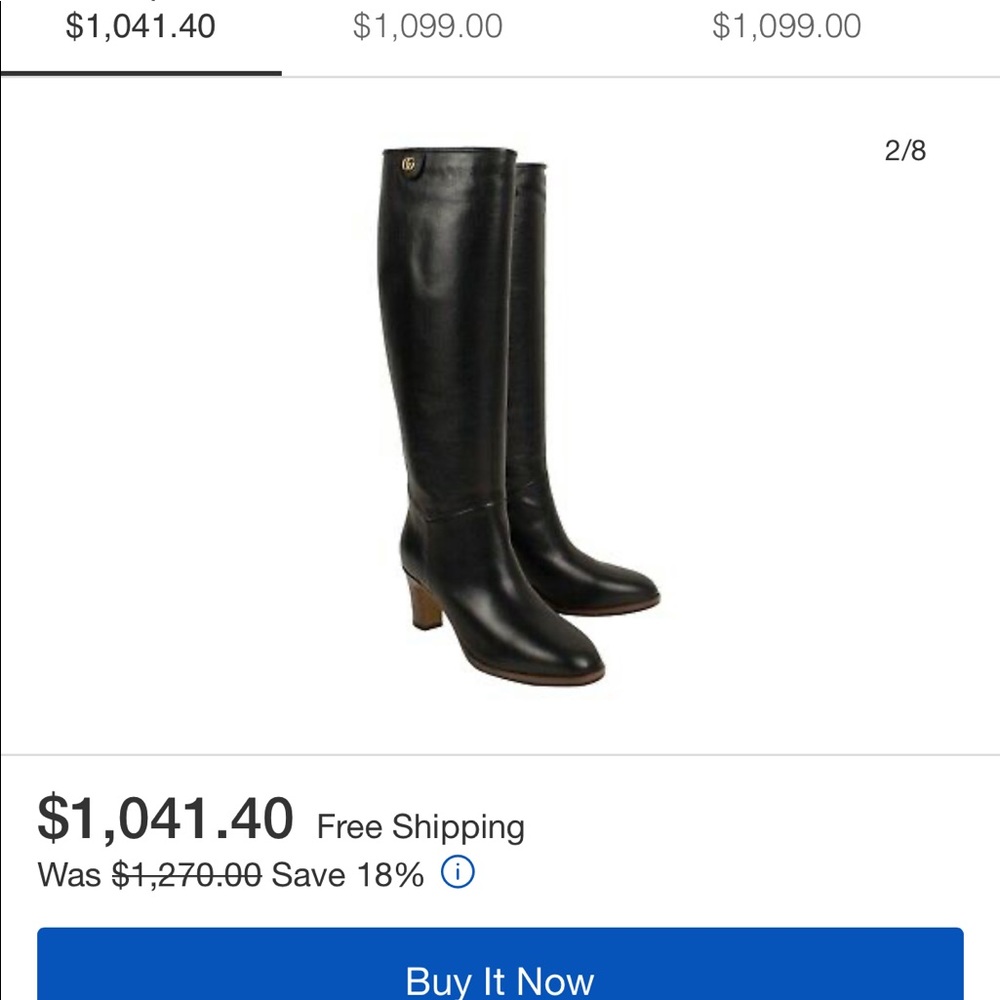 Gucci piuma luz energy boots
